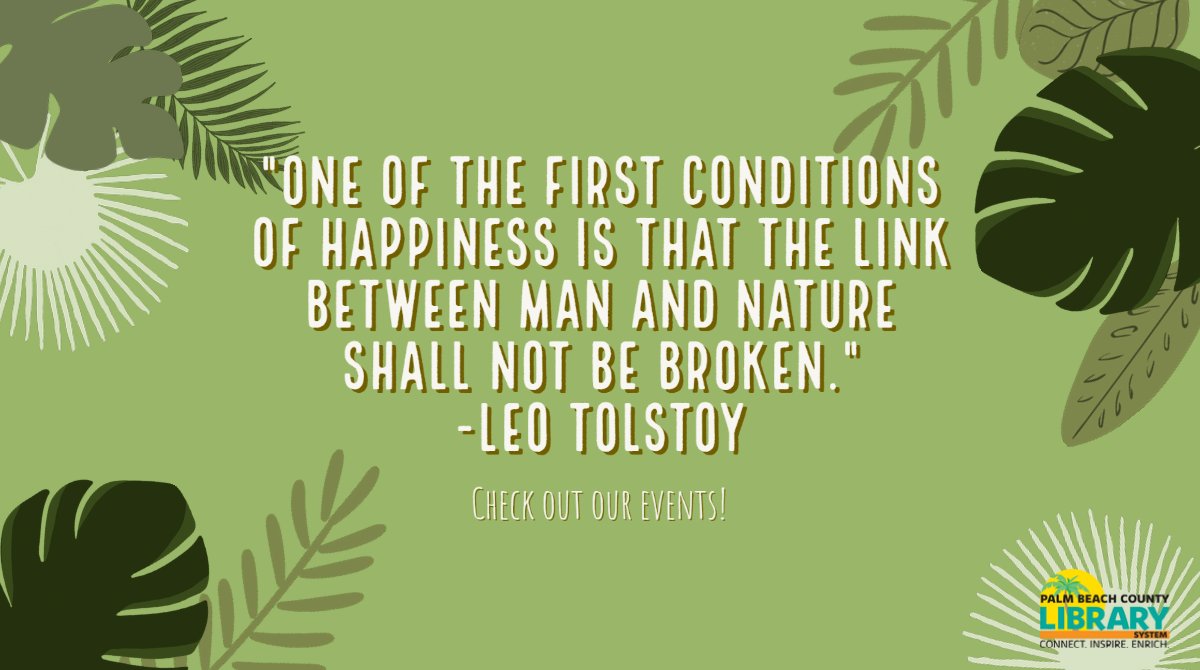 pbclibrary's tweet photo. April is Earth Month! To celebrate, we are hosting all sorts of Earthly events and activities all month long. https://t.co/VW0xxAyY5N πππ±
#earthmonth #earthday #sustainability #ecofriendly #earthandbody #environment #earth #earthweek #sustainable #zerowaste #earthfriendly https://t.co/ZqGn1vObkf