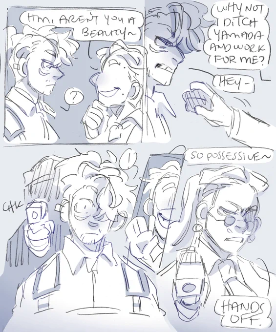 "who's guarding who again?"#mafiaau #erasermic 