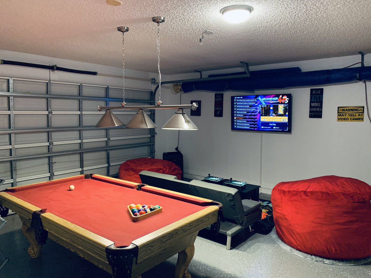 New Game Room!
Perfect for families or groups of friends! Book now! #florida #vacation #vacationrental #poolhouse #gameroom #familyvacation #bacheloretteparty #bachelorparty #bridalparty #girlstrip #guystrip #summervacation #traveltiktok #disneyworld #disneykid #disneyadult