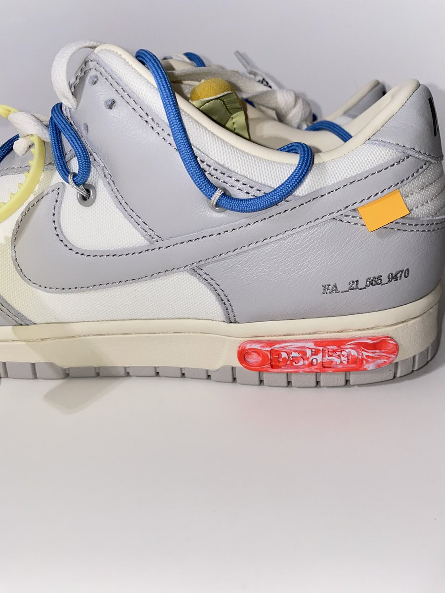 SigmaSid6's tweet photo. @atmos_usa Size 11 #atmoscollectorsclub #atmosweb gotta be a grail that I was lucky to attain at retail. This one knocks it out of the part for me!!! #offwhite #the50 #Lot5 https://t.co/xLzOQ8GiNQ