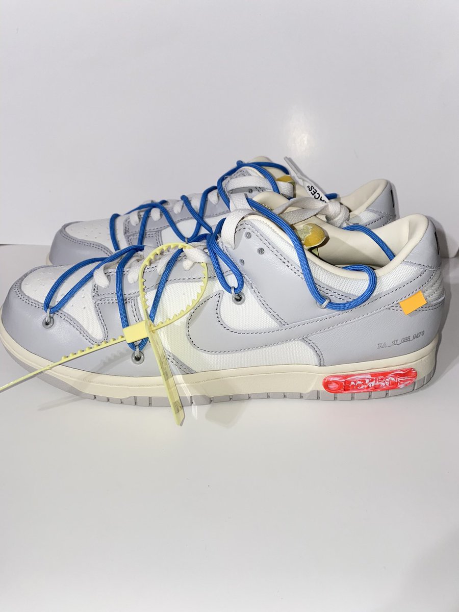 SigmaSid6's tweet photo. @atmos_usa Size 11 #atmoscollectorsclub #atmosweb gotta be a grail that I was lucky to attain at retail. This one knocks it out of the part for me!!! #offwhite #the50 #Lot5 https://t.co/xLzOQ8GiNQ