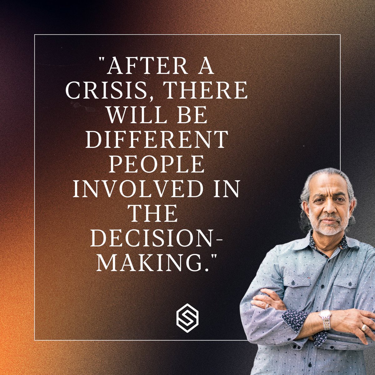 Your meetings and teams will have new faces as a result of crisis; people you didn’t notice before will show potential and wisdom. Keep an eye out for these emerging leaders as the dust settles. #SamChand #Leadership #Crisis #DecisionMakers #Staff #Team #NewLeaders #Potential