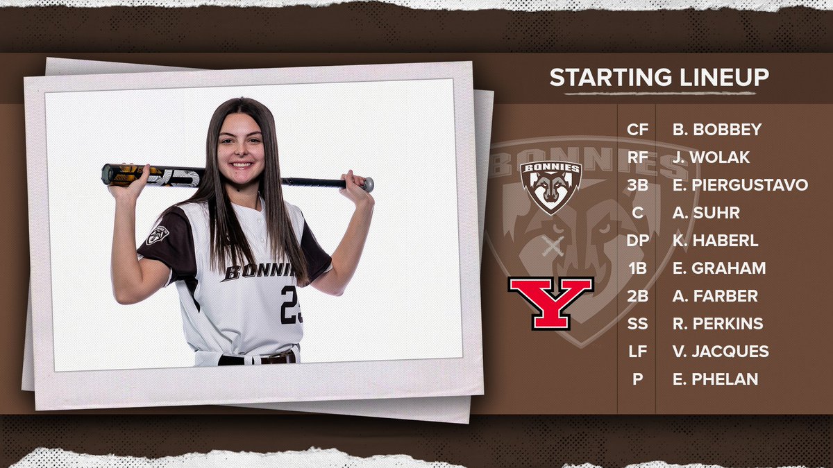 BonniesSoftball's tweet photo. Game two lineup card📝

Follow along ⤵️

📊 | https://t.co/gd7zB9iwum https://t.co/AICM9PNXgq