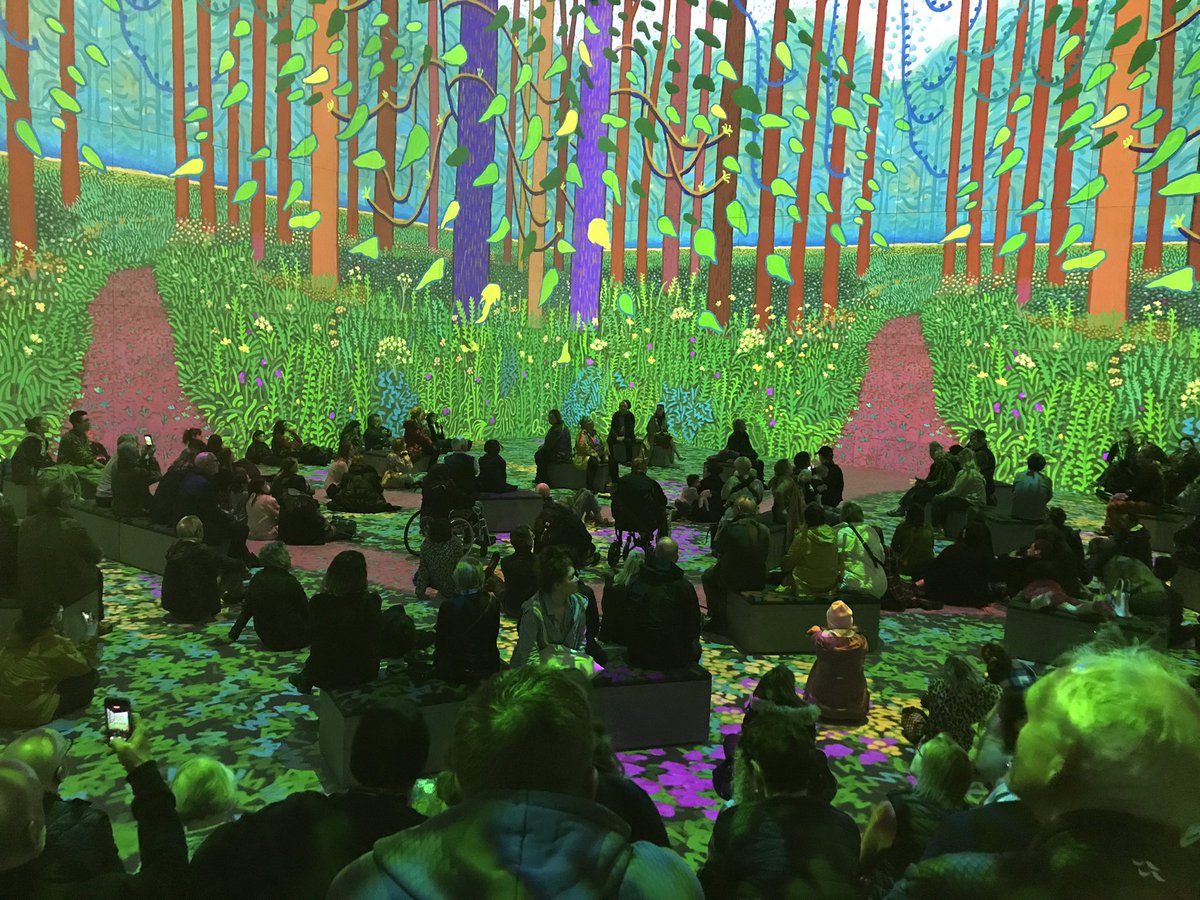 A couple of days of digital art experiences in London. Hockney’s ‘Bigger and Closer’ at Lightroom then Van Gogh - the Immersive Experience in Shoreditch. Hockney edges it for me - his voiceover, with glorious Yorkshire twang, and a great Nico Muhly Score add something special.