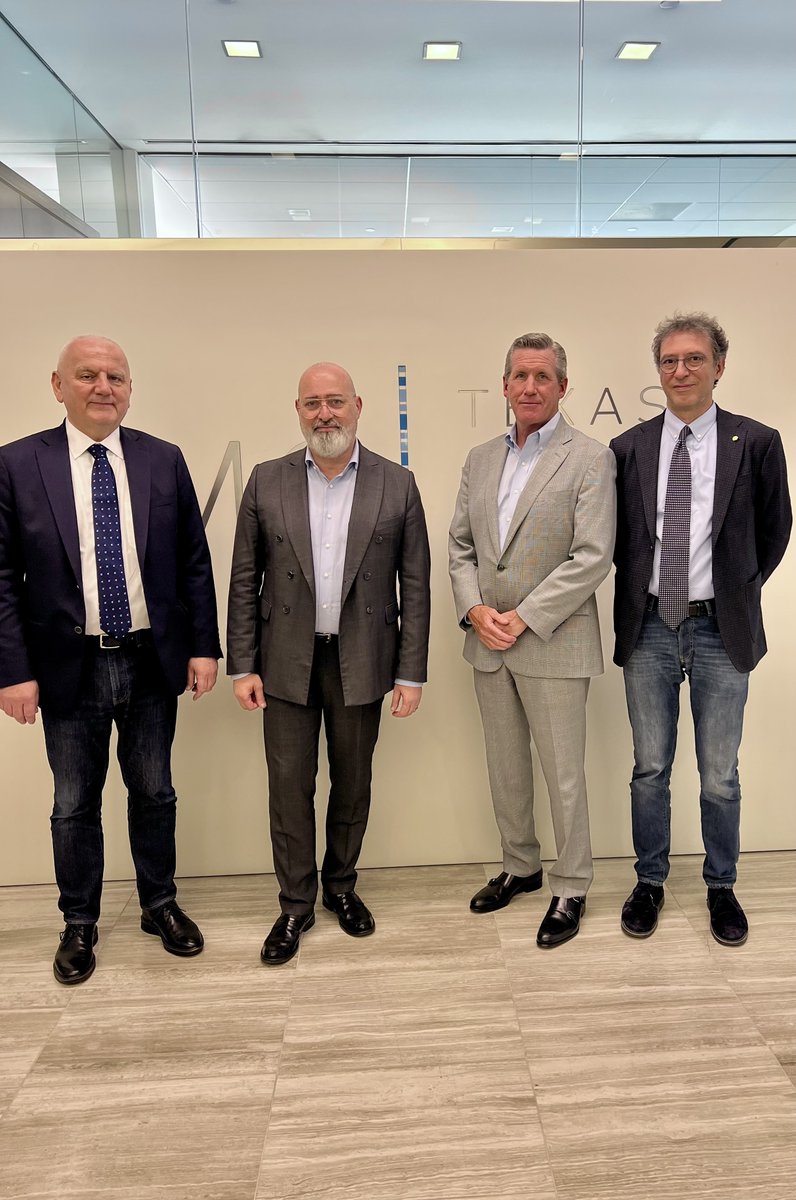 We were honored to host the Vice Minister of Enterprises and Made in Italy, Mr. Valentino Valentini, and Consul General of Italy in Houston, Mr. Mauro Lorenzini, at #TMC. We identified several opportunities for #Italy and the TMC to explore and advance our partnership.
