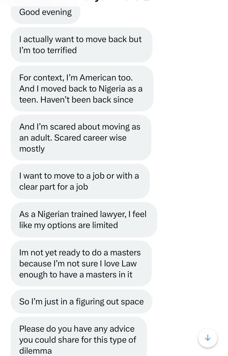 tosinolaseinde's tweet photo. Pls can you advice a Nigerian American that’s considering relocating to the US. She’s also a Nigerian trained lawyer. cc @Mochievous https://t.co/FE7Pyv2D00