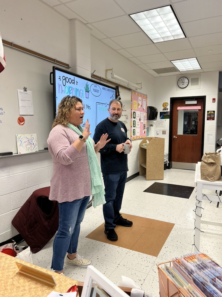 HUGE thank you to Ted and Jen Saropoulos, Owners of #Leftys for sharing careers in the restaurant industry for Career Speaker’s Week #BHS #BarnegatINSPIRES