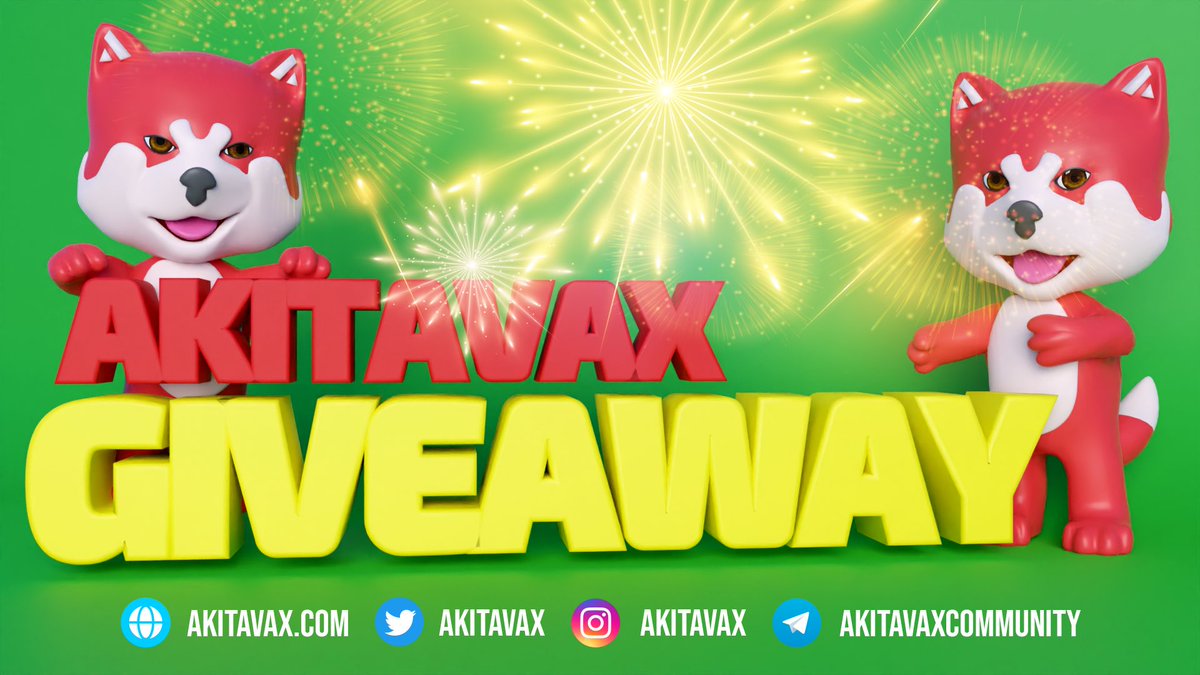 akitavax's tweet photo. The New Akitavax Giveaway📯

🔥Listing competition

🔥Prize Pool is 15 #AVAX

🔥25 Winners will share!

Join Link: https://t.co/aGw2uYjRfV

🔺 The fairest #giveaway with @gleamapp!

🔺 So, do not missed up!

#Akitavax #Avax #Akitax #Airdrop #Giveaway #GiveawayAlert https://t.co/4D7iEUbnOw