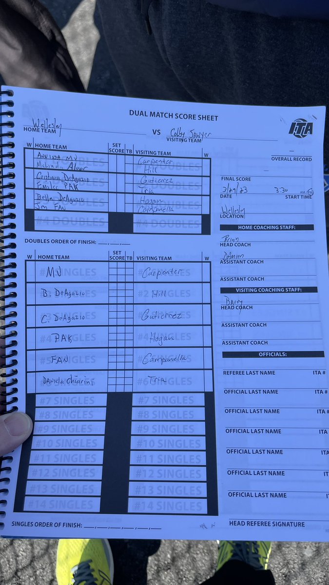 Todays lineup and live scoring ioncourt.com/ties/6423a9f35…