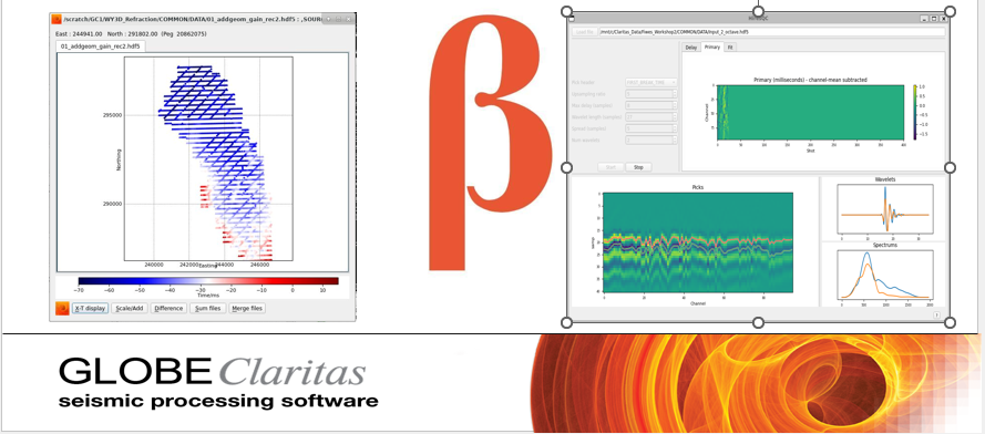 GLOBEClaritas's tweet photo. @GLOBEClaritas™ Delivered the second of the 2023.2 Beta releases to clients, includes improvements  to the HiresQC application (for QC of tow depths of UHR datasets) the job flow editor &amp; ViewStatic is able to display statics from the seismic trace header. https://t.co/RbHE6Qr4Yr