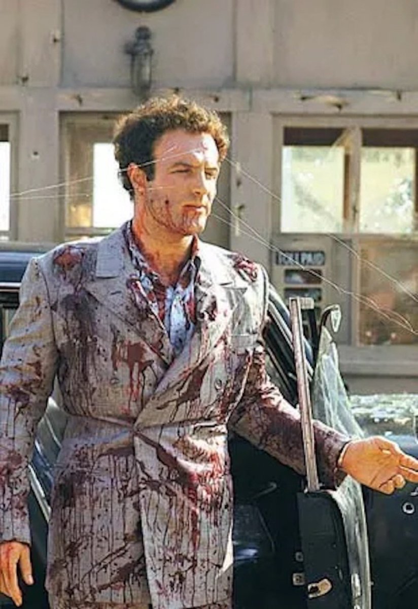 The role of Sonny in The Godfather was famously performed by a life-size size puppet operated by 4 puppeteers