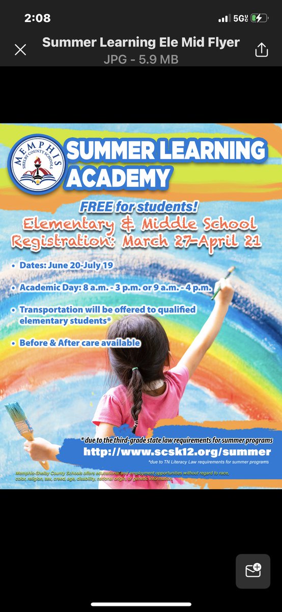 Don't forget to register for Summer Learning Academy ‼️‼️