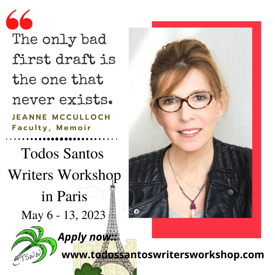 Join us in Paris, May 6 - 13, for a memoir writing intensive, with Jeanne McCulloch("All Happy Families") and Karen Karbo(“Kick Ass Women") for writers at all levels. More info and application todossantoswritersworkshop.com
#creativewriting #writingcommunity #paris #lithappens