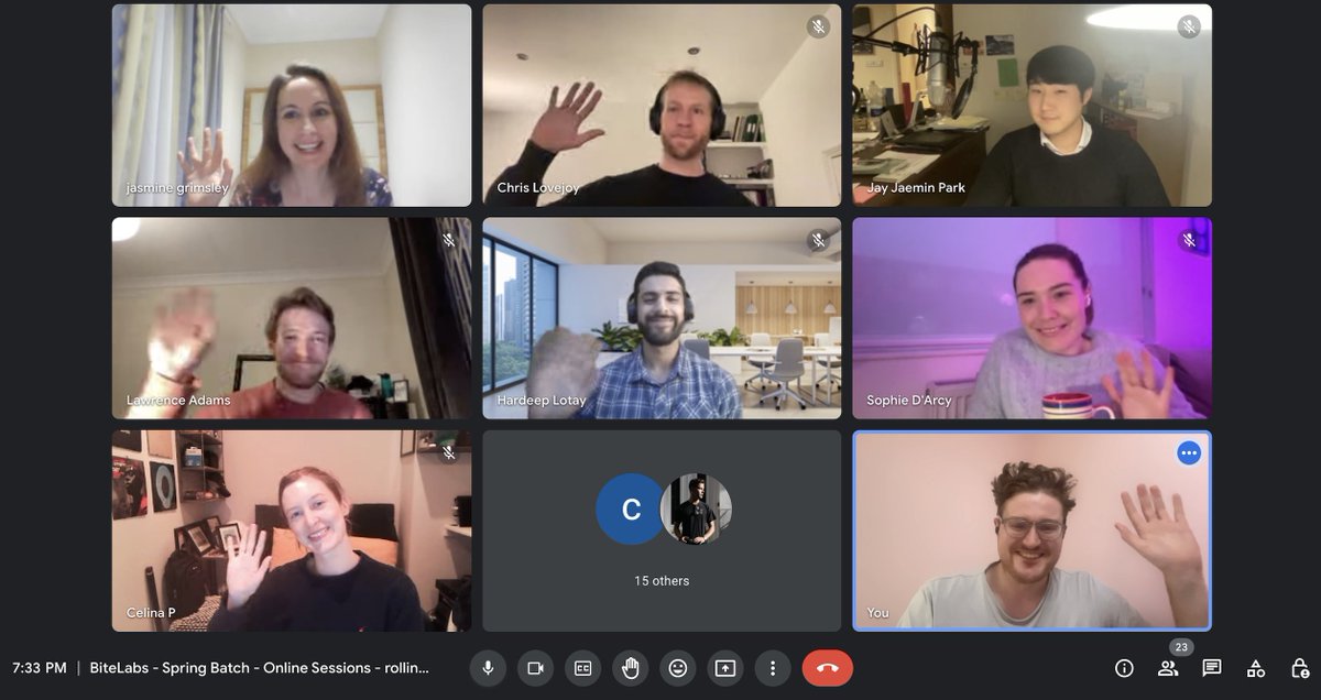 BiteLabs Healthtech (@bitelabshealth) on Twitter photo A masterclass on data science in healthcare from Dr <a href="/ChrisLovejoy_/">Chris Lovejoy, MD</a> and Dr Jasmine Grimsley this evening.
Roll on the next fortnight - commercial masterclass with <a href="/AnasNader/">Dr Anas Nader</a> of <a href="/heypatchwork/">Patchwork Health 💙</a> & Dr Grace Hatton, then Demo Day hosted by <a href="/Accurx/">Accurx</a> ! A masterclass on data science in healthcare from Dr <a href="/ChrisLovejoy_/">Chris Lovejoy, MD</a> and Dr Jasmine Grimsley this evening.
Roll on the next fortnight - commercial masterclass with <a href="/AnasNader/">Dr Anas Nader</a> of <a href="/heypatchwork/">Patchwork Health 💙</a> & Dr Grace Hatton, then Demo Day hosted by <a href="/Accurx/">Accurx</a> !