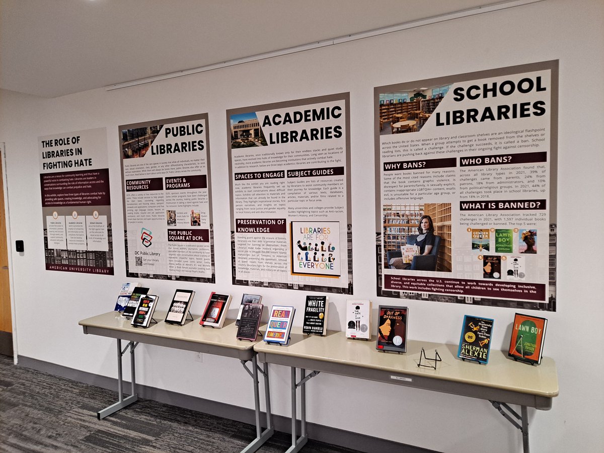 American University Library tweet media