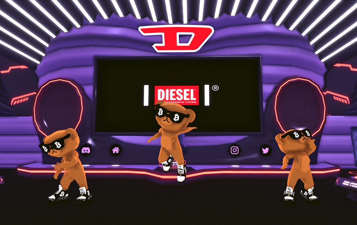 Three <a href="/BitBears/">🄱🄸🅃🄱🄴🄰🅁🅂</a> ready to throw some shapes in the Metaverse! W/ <a href="/DIESEL/">Diesel</a> &amp; <a href="/HAPEsocial/">I Iape®</a> #MVFW23