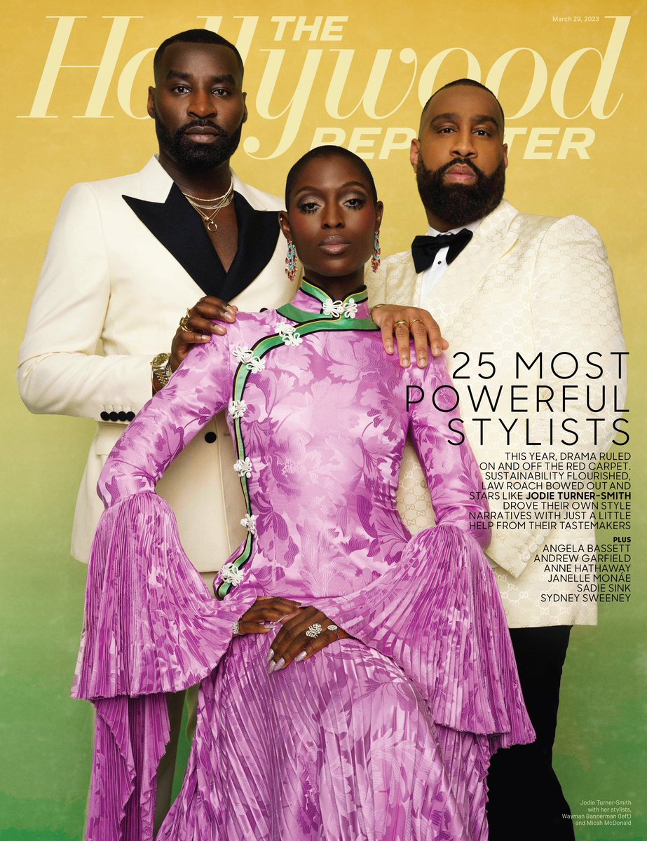 obidinzeribe's tweet photo. Photographed 3 covers for Hollywood Reporter’s stylist Issue 🫶🏾😭

- Anne Hathaway and Erin Walsh ❤️💞
- Angela Bassett and Jennifer Austin💚💙
- Jodie Turner Smoth and Wayman + Micah 💛💚💜 https://t.co/W6EyhqUVce