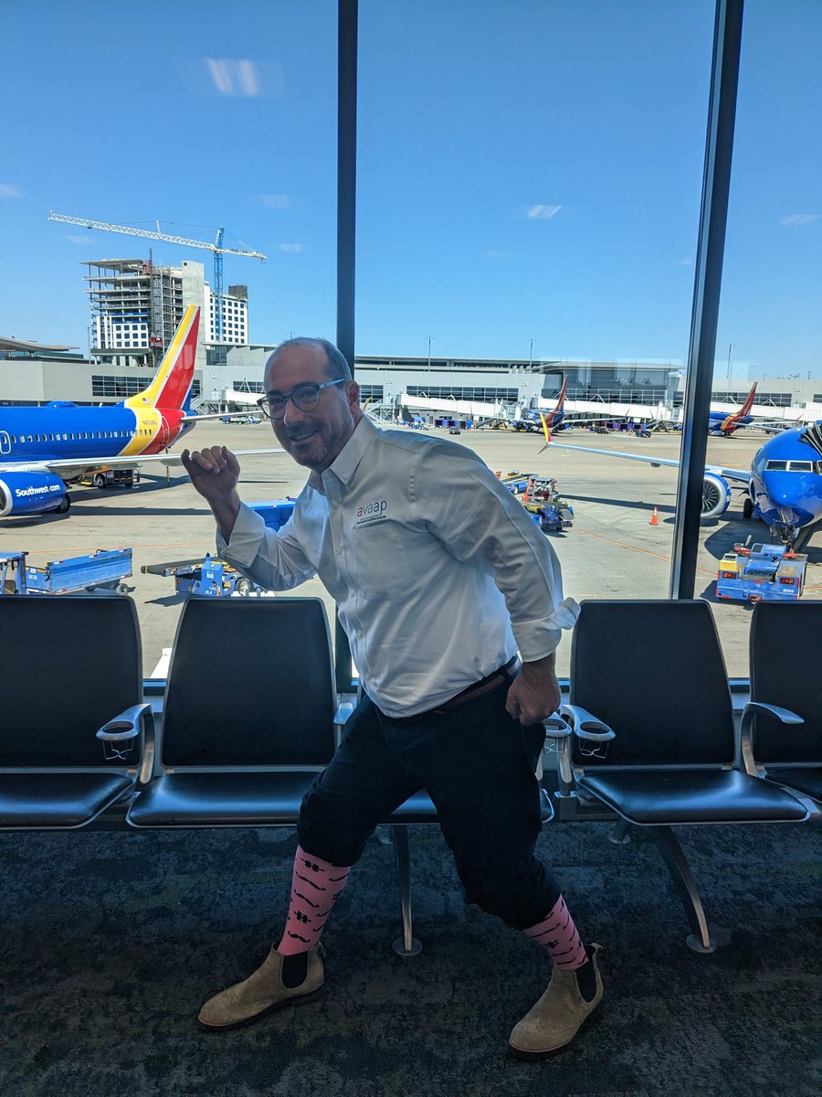 So long #VIVE23! #pinksocks peace out! ✌️