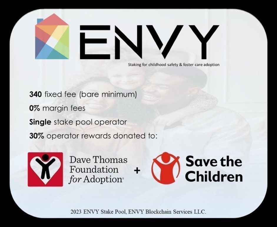ENVY Stake Pool - Cardano | Iagon | Blockfrost tweet media