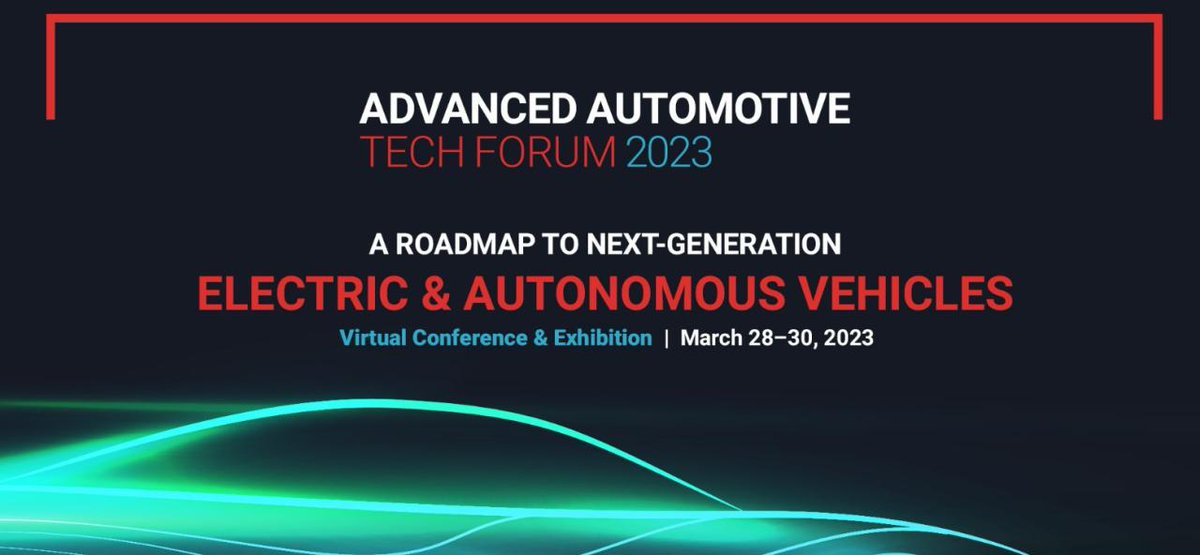 Tomorrow will be the third and last day of the Advanced Automotive Tech Forum! Join us, we will discuss advances in autonomous driving. 
#Sensors | #IMUs #LiDARs #Radars #Cameras
#SensorFusion
#Softwaredefinedvehicles (#SDV)
automotiveforum.eetimes.com