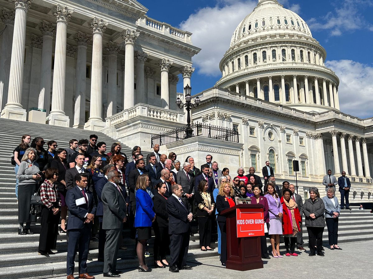 RepRashida's tweet photo. Our children deserve to live and learn without worrying if they’re going to be gunned down at school.

We are failing our children. Their blood is on the hands of every member of Congress who refuses to pass gun violence prevention. https://t.co/QQzySiSzAz