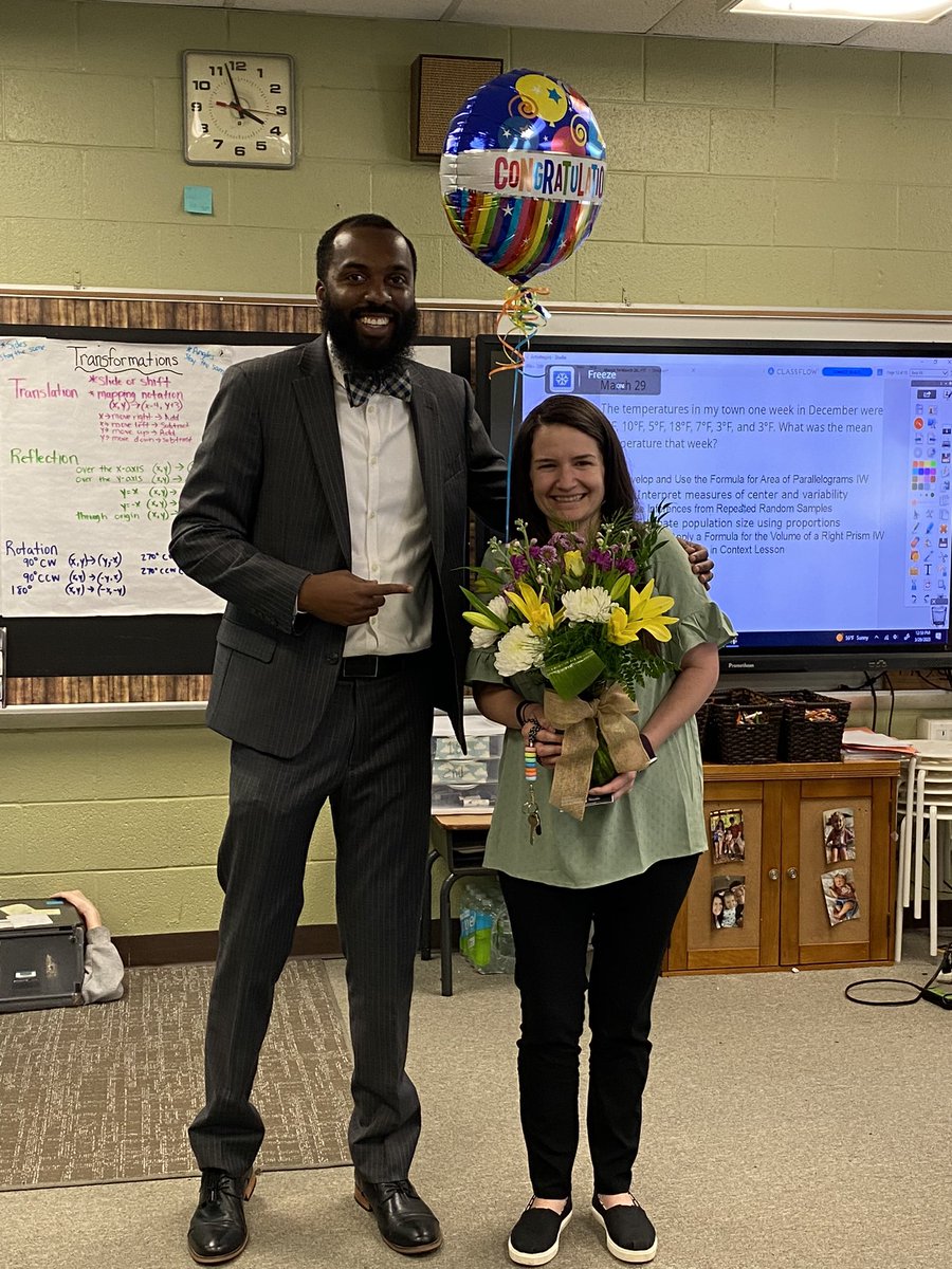 SandersMiddle55's tweet photo. Who rocks @SandersMiddle55? It’s our very own Mrs. Courtney Coffey. She is a rockstar math teacher in Montessori! She has been selected as the 2023-2024 Teacher of the Year! #RocknLearn @864Dawkins_ @LCSD55 @loveSCschools https://t.co/SZZWfvyaP6