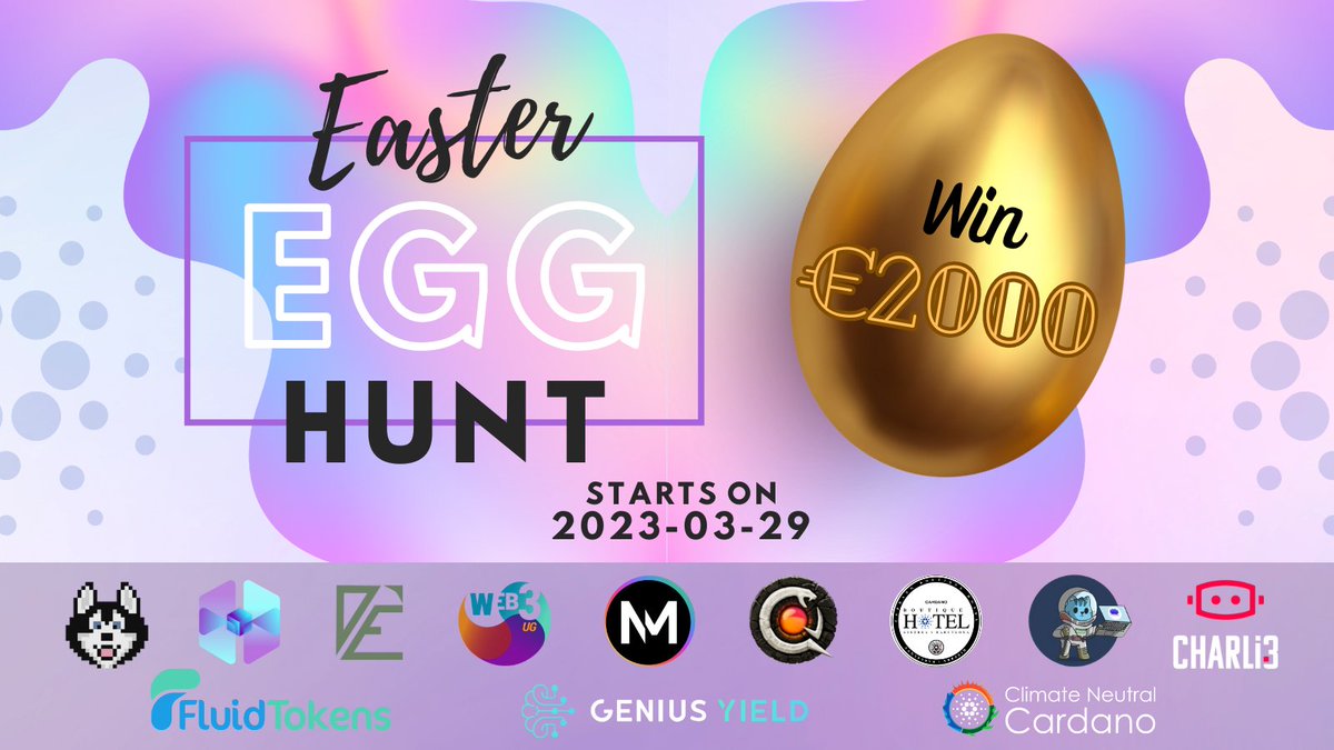 Dear #CardanoCommunity, let's do a petite Easter egg hunt! 🥚🐰🌷 You only have to collect 15 words (recovery phrase) to gain access to a wallet full of $ADA, tokens, and #CNFTs worth €2000💎

To participate, like &amp; retweet this thread, and follow these instructions👇🦋🍄

🧵1/4