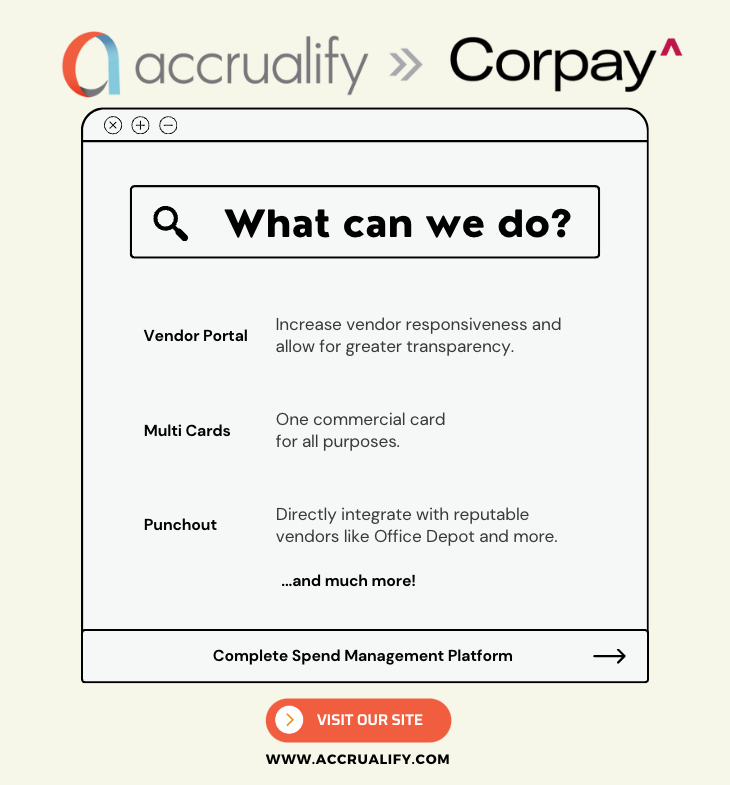 AccrualifyApp's tweet photo. A cloud-based, comprehensive spend management system that covers vendor management, PO management, invoice automation, payments, accruals, expense reimbursements, purchasing, and multi cards!

https://t.co/eU4DCfdM0F https://t.co/A5uDn4dwpm