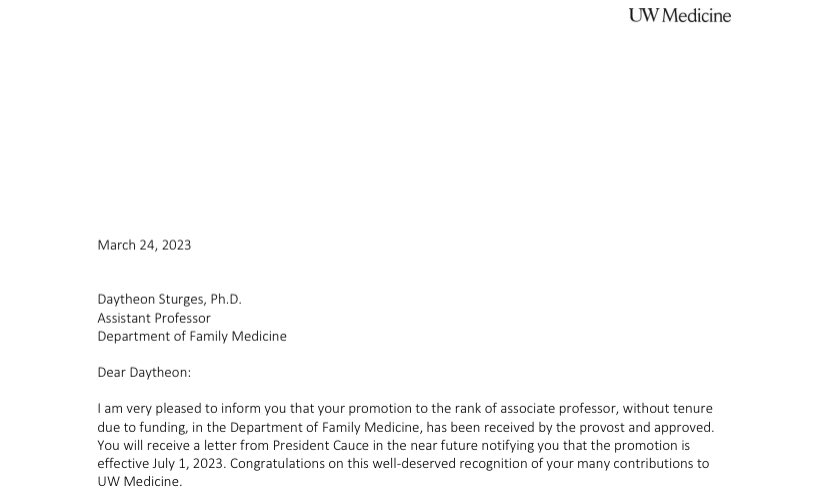 PROMOTED! #AssociateProfessor #MedEd #PAEducation @PAEAonline 💪🏽🙏🏽✊🏽