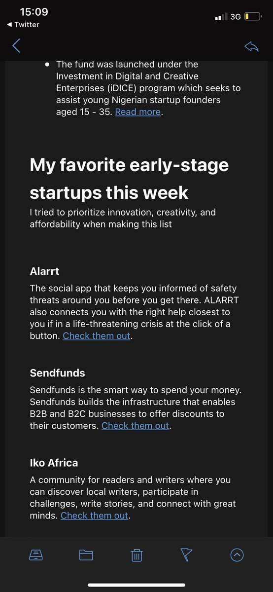 Iko Africa made it to <a href="/TCA_StartupHQ/">The Content Advocates</a> favorite startups list last week. 
A big motivation to keep building!