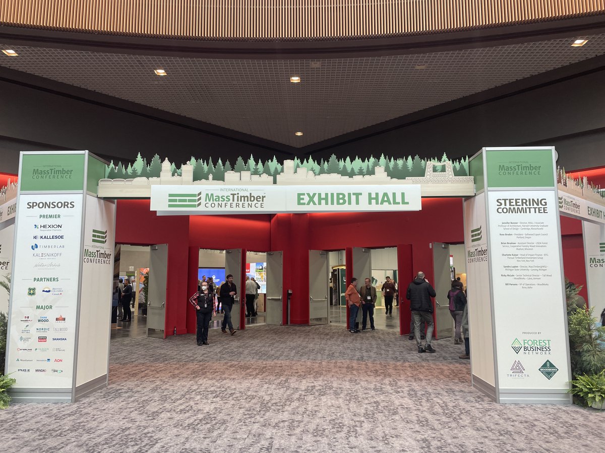 KadeanConstruct's tweet image. We recently attended the International Mass Timber Conference in Portland, OR to learn more about cross-laminated timber &amp;amp; other mass timber products.  

#kadeanconstruct #generalcontractor  #crosslaminatedtimber #cltconstruction  #buildwithCLT #MassTimberConference #masstimber
