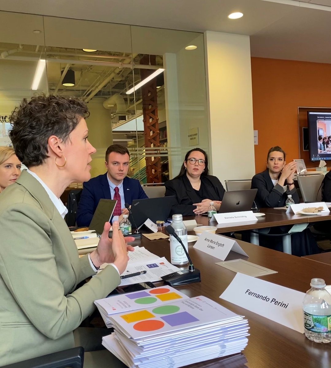 TechambDK's tweet image. Tech Ambassador @AMEngtoft in DC this week for the #S4D2 with 7⃣ #TechforDemocracy recommendations on how we must continue our efforts on this agenda. The year of action exemplified how we can strengthen joint efforts - but the hard work continues!