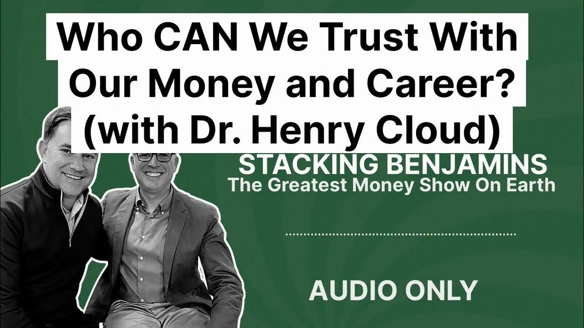inspiredmoneyfm's tweet photo. Who CAN We Trust With Our Money &amp; Career? (with Dr. Henry Cloud) https://t.co/He24lib9qL | Stacking Benjamins @SBenjaminsCast @AverageJoeMoney @notthefakeOG @earnaninvest @DrHenryCloud #Trust #Money #Career #DrHenryCloud #StackingBenjamins https://t.co/jnNsEZ9W6D