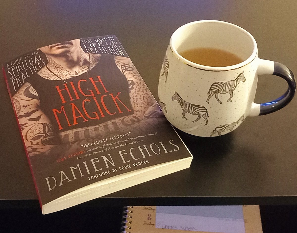 stiktweets78's tweet image. Camomile and honey tea and a good book to unwind and tame the monkey brain 🖤

#HighMagick #DamienEchols
