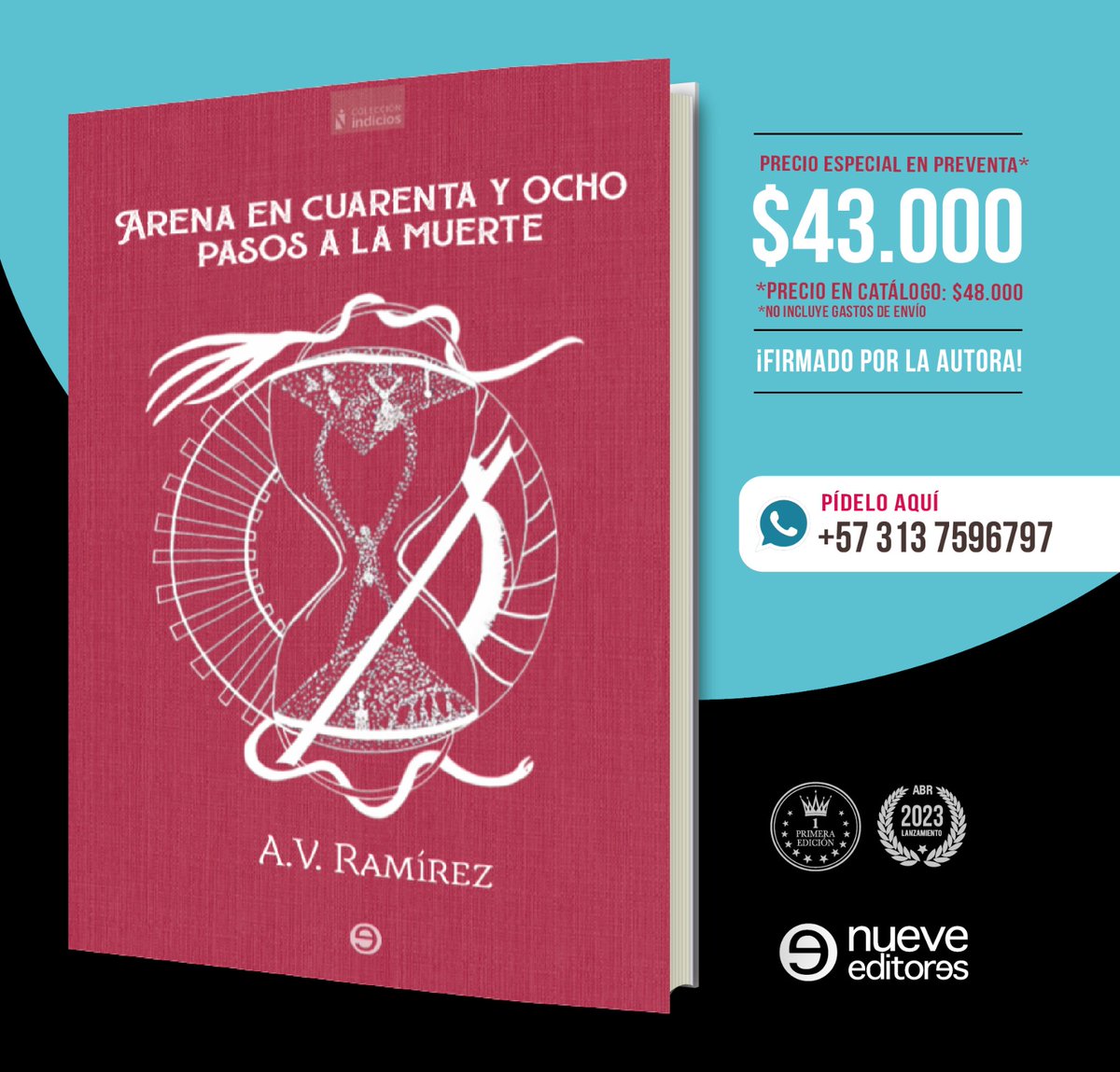 Talentus08's tweet photo. ¡No te lo pierdas! La preventa dura poco. Escríbeme con gusto te atenderé. Gracias por confiar en mí y en "Arena en cuarenta y ocho pasos a la muerte"⏳
#librosrecomendados #Artemovsk  #escritora #libros #relatos #poesia #woman #Despierta #libros #preventa #libro #lecturas #leer https://t.co/y7lMUZGvZI