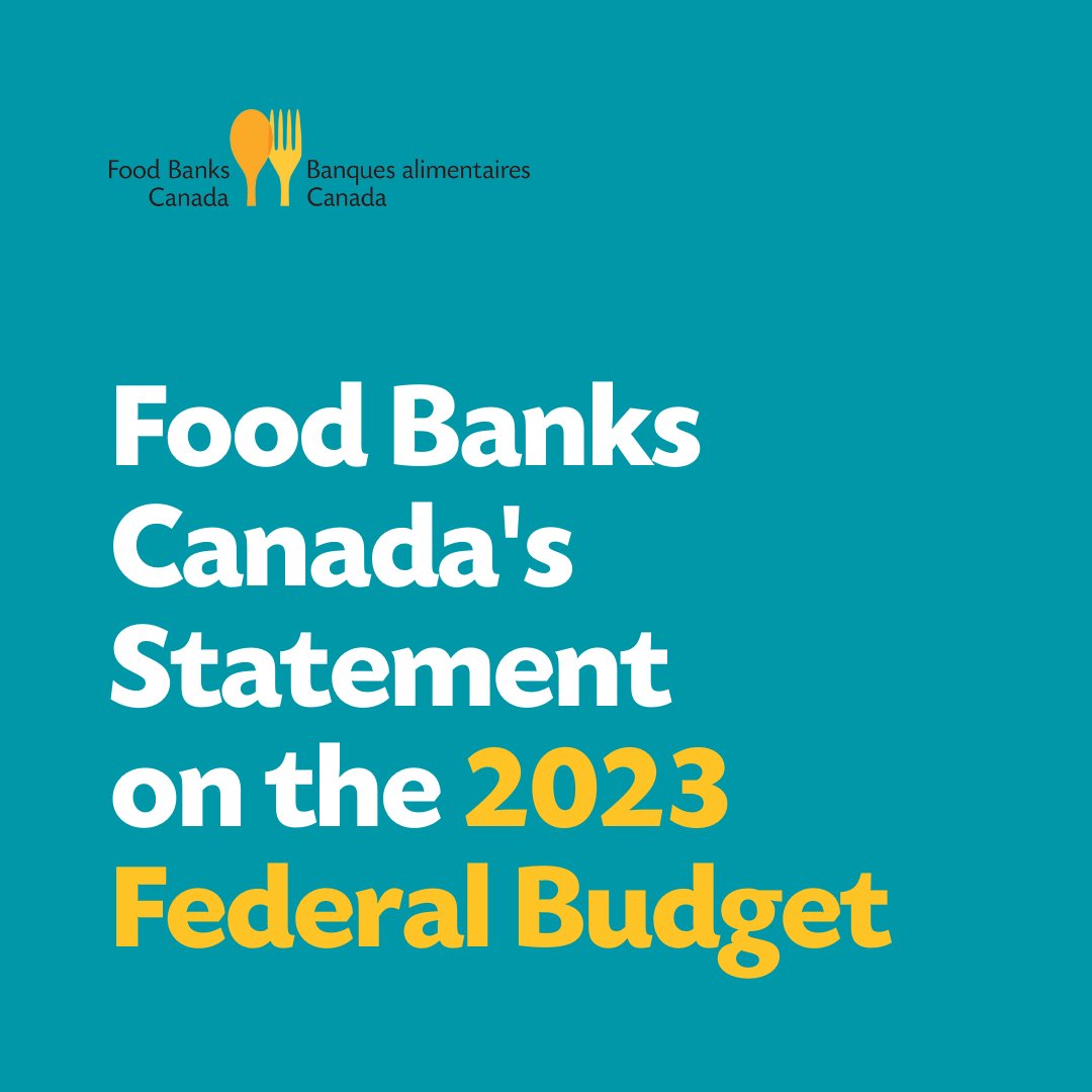 #Budget2023 ignores the systemic policy failures that cause food insecurity at its root with no new commitments to address the urgent housing crises or affordability beyond a one-time ‘Grocery Rebate.’ (1/2)