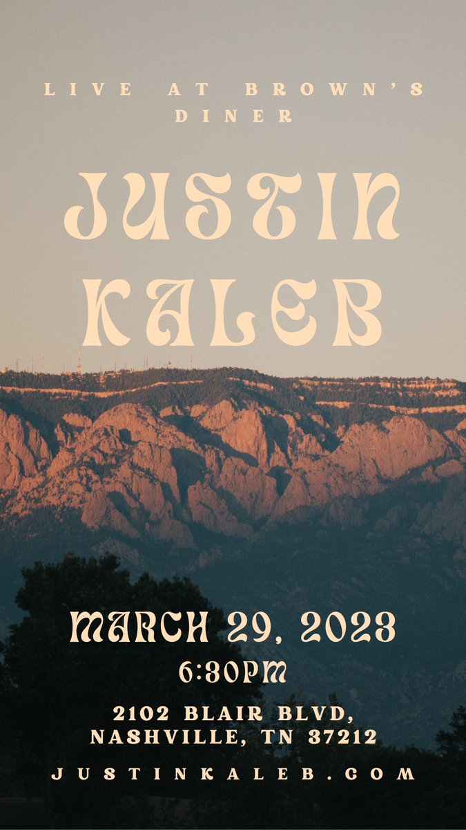 Tonight! I go on around 8