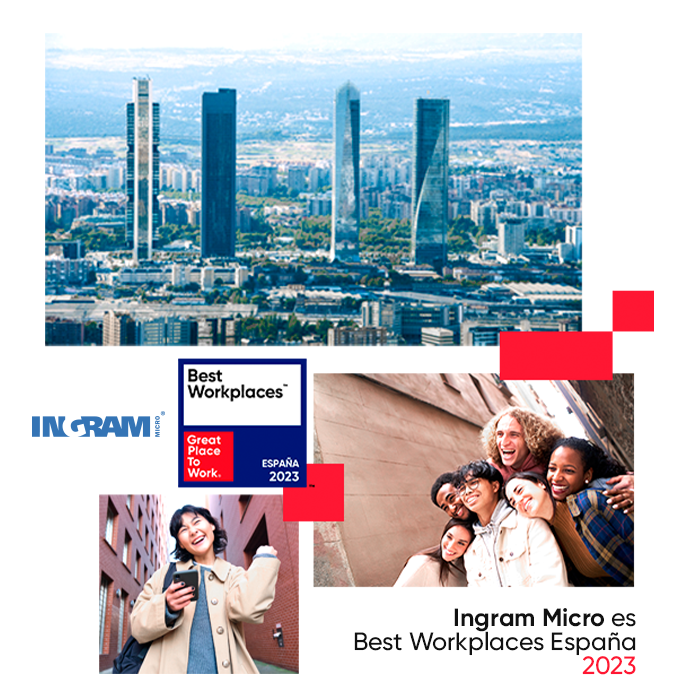 IngramMicroES's tweet photo. ¡Estamos emocionad@s de anunciar que hemos sido reconocidos con el 3º premio Best Workplaces España 2023 en la categoría 251 a 500 empleados/as!

#BestWorkplaces23
#BestWorkplaces2023
#IngramMicroES 
#ShapeTomorrowIngramMicro

@GPTW_Spain https://t.co/lNXVFjsyU7