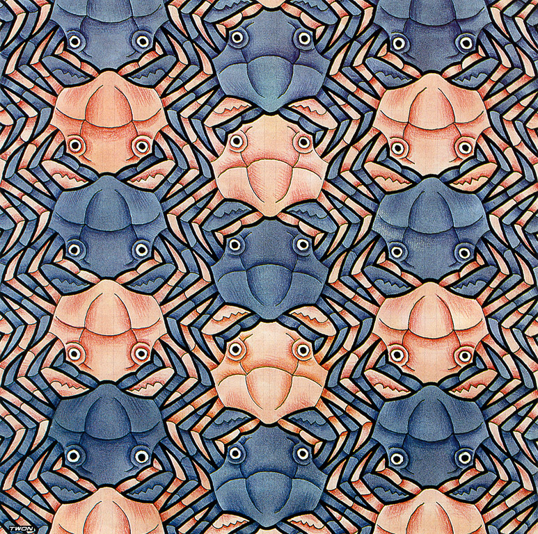 Crab Canon #escher #opart wikiart.org/en/m-c-escher/…