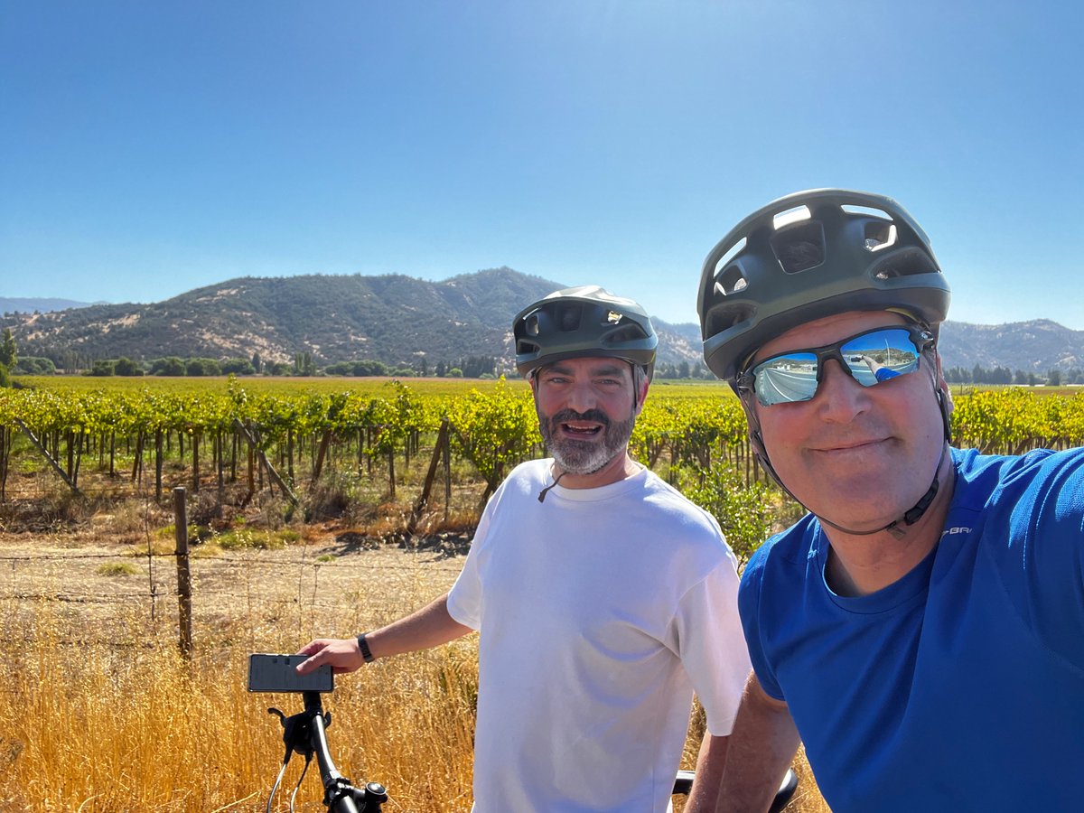 The ‘axon initial segment ride’ with Christophe Leterrier at the EMBO neuronal cytoskeleton meeting in Santa Cruz, Chile. Great company, great science.