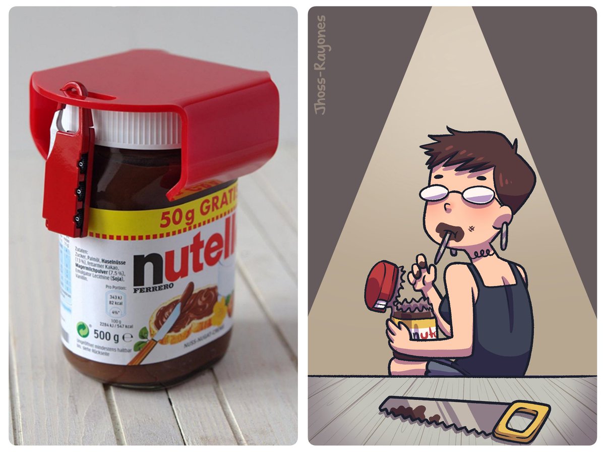 RayonesC's tweet photo. Subestimé mi propia glotonería y mi ingenio.

#comic #comicstrip #funny #nutella #digitalart https://t.co/GZjWvF5Wsb