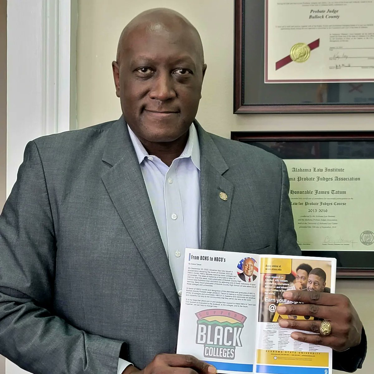 Thank you Bullock County Probate Judge James E Tatum for supporting Gumptown Magazine! Check out his article on page 8. #webeeverywhere #gumptown #mymgm #UnionSprings #bullockcounty #alabama #news #localnews