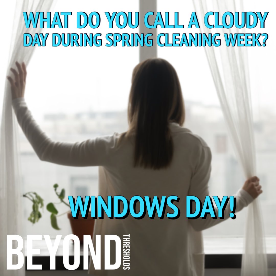 BTH_Co's tweet photo. Clean humor to get you through the week. π§½π§Όπ«§π
#nationalcleaningweek #springcleaning #deepcleaning #beyondthresholds #cleaningmotivation #cleaningtips #keepitclean https://t.co/nHijEX6MJ0