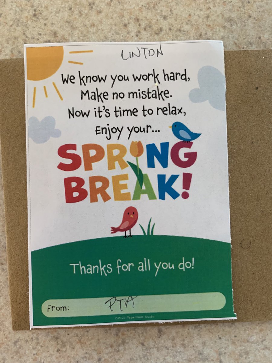 Thank you ⁦<a href="/DavisDrElemPTA/">go to: @DDEPTA_21</a>⁩ for our special spring treats!  ⁦<a href="/DDEDolphins/">Davis Drive ES</a>⁩ has the BEST PTA!!
