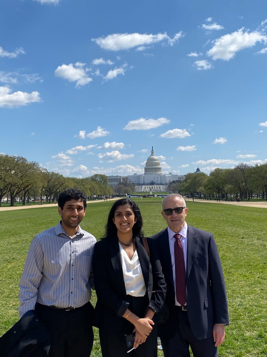 ⁦@PennKidney⁩ on #CapitolHill with ⁦@ASNKidney!
@sshah713⁩, Jeff Berns and Yuvaram Reddy, our #KidneyAdvocates!