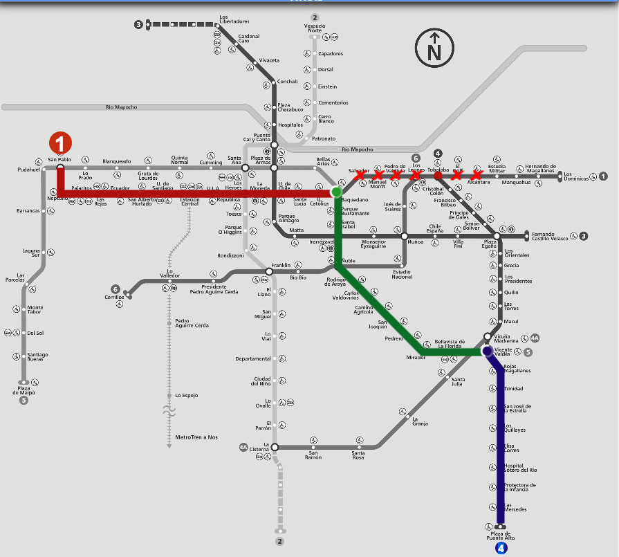 Metro de Santiago tweet media