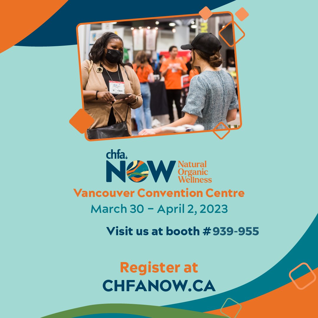 One day from the anticipated CHFA NOW. Don't forget to register and swing by our booth to meet with some exceptional brands.⁠
⁠
#ecofriendly #environmental #naturalhealthindustry #naturalhealthproducts #chfa #chfanow #canadianbrands #supportlocal