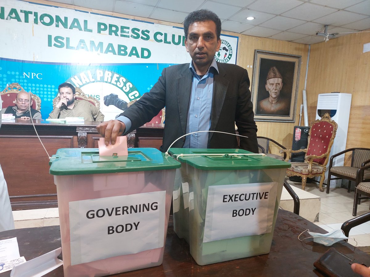 RanaAKhalid1's tweet photo. Casting Vote
#NPCElection2022 https://t.co/4mui5hMKek