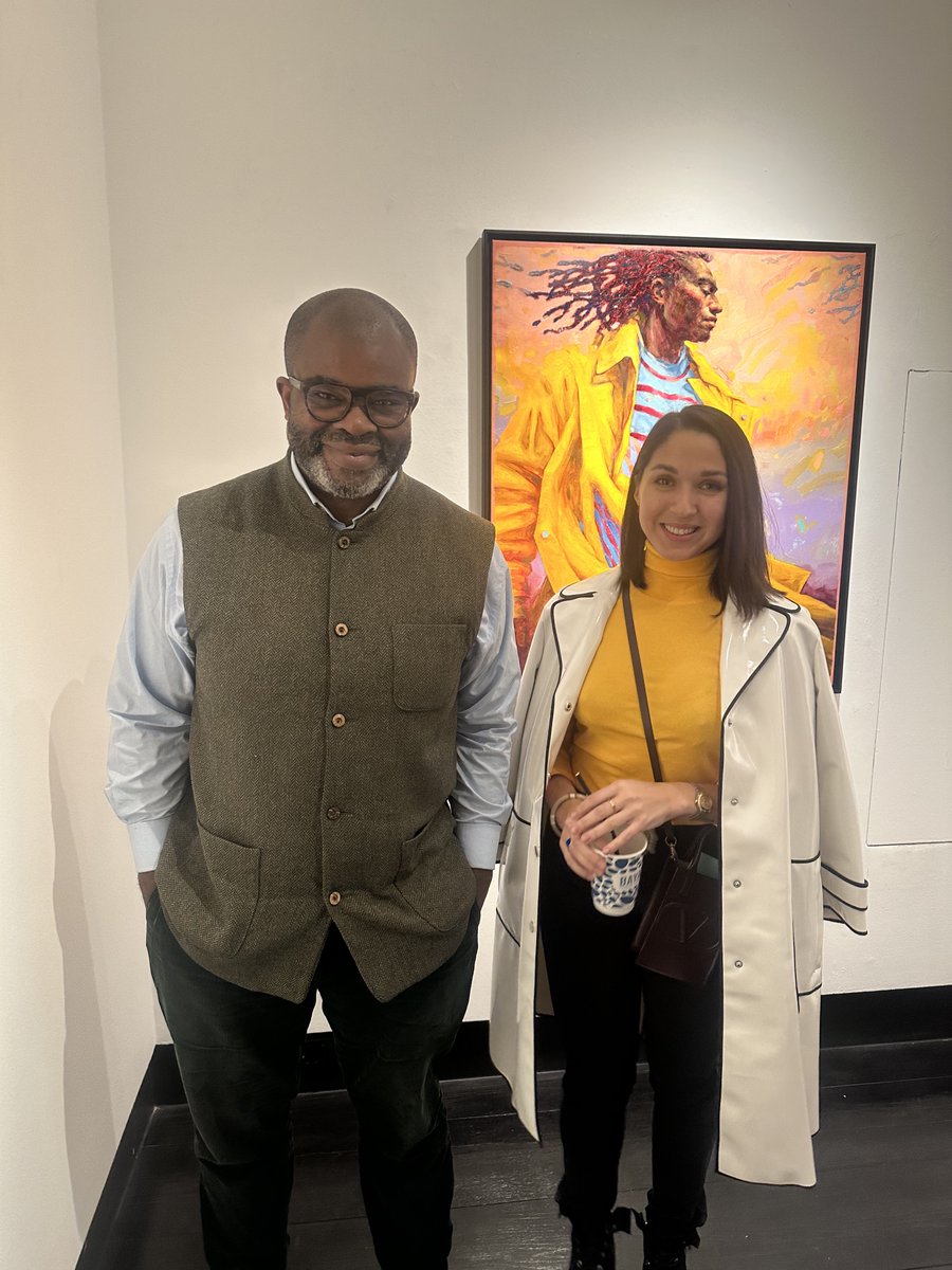 misanharriman's tweet image. I had to go and see @tania_rivilis and her extraordinary work at the @ChristiesInc show NOTE TO SELF, curated by the peerless @MashondaLoyal