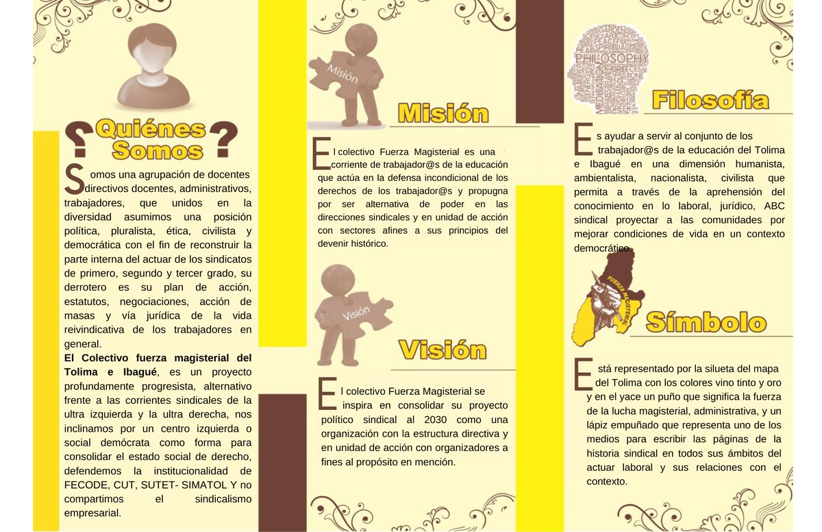 FUERZAMAG23's tweet photo. Nuestra organización FUERZA MAGISTERIAL pretende inspirar para alcanzar grandes objetivos. Presentamos un equipo probado en esta lucha con grandes aspiraciones al servicio del magisterio tolimense. https://t.co/Vs199SZ01s